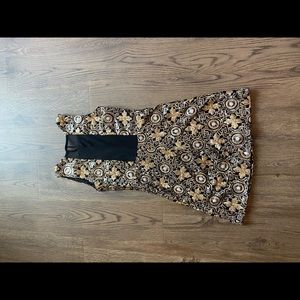 Gold dress
